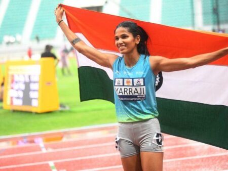 Asian Athletics Championships: After rain, Jyothi Yarraji storms to gold – ‘In so many years, I have not shouted with joy after a race’ – The Indian Express