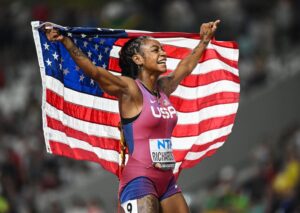 American Sprinter Kerley Hits Provisional Suspension Amid Whereabouts Violations