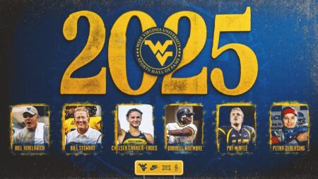 Celebrate the Latest Legends: Welcome the Newest Inductees into the WVU Sports Hall of Fame!