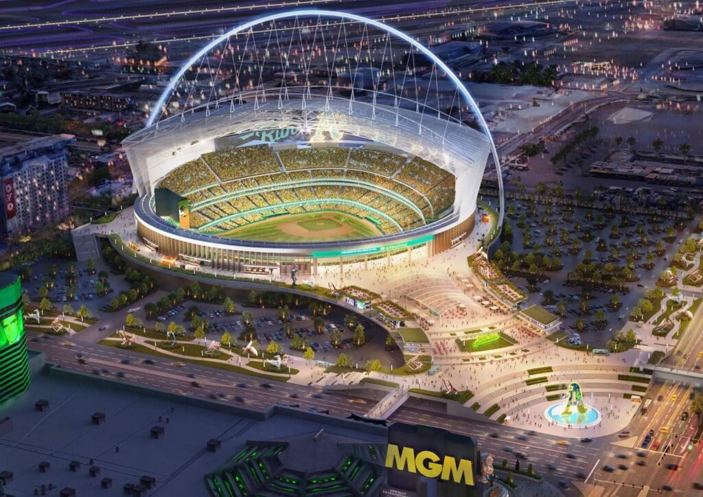 A’s Make Exciting Progress on New Las Vegas Strip Ballpark Plans