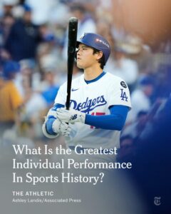 The Most Legendary Individual Performance in Sports History Revealed